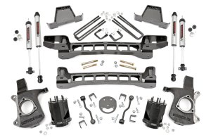 GMC Sierra 1500 Suspension Lift Kit - Rough Country - 6 Inch Lift Kit | V2 Shocks - '99-'06